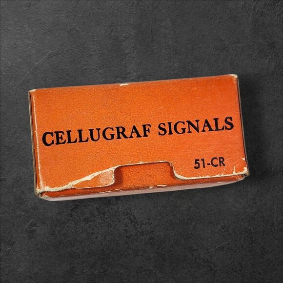 Vintage Graffco Cellugraf Signals Box Lt. Red No. 80 (~75 pcs) Cambridge MA USA - Picture 5 of 11